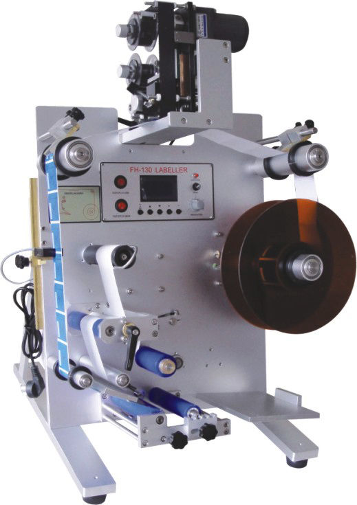 Machine automatique d'étiquetage de autocollants verticaux en ligne avec imprimante de date pour bouteille ronde enveloppée