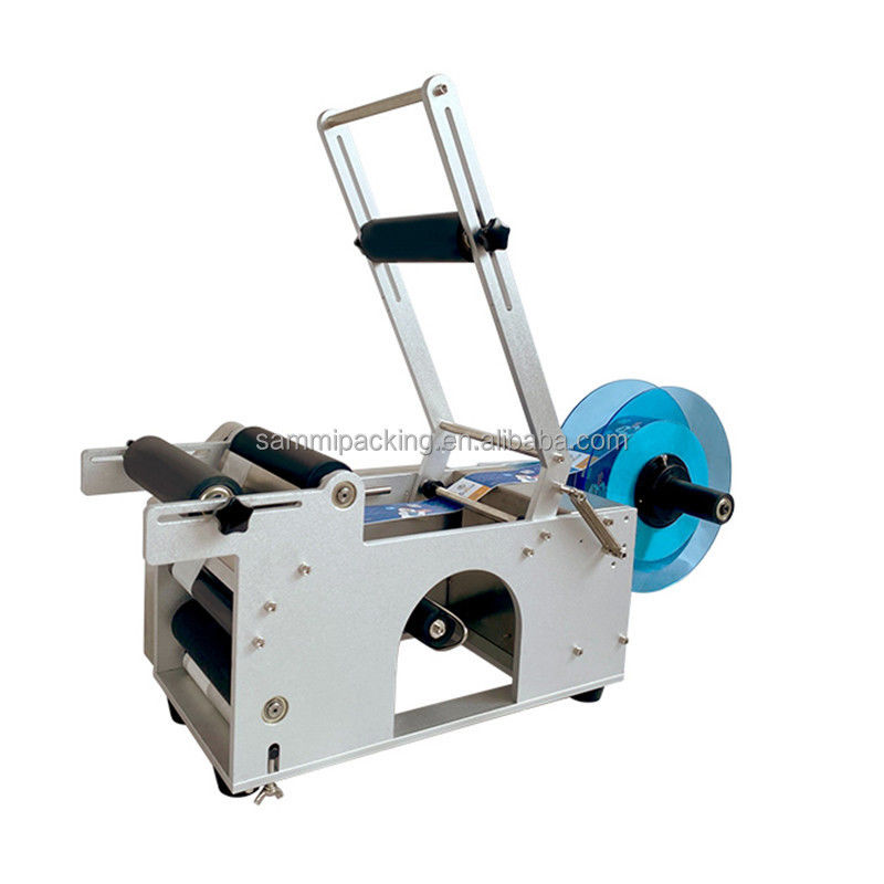 Machine d'étiquetage de flacons en verre de 10 ml semi-automatique, conditionnement horizontal de bouteilles en carton/boîte, moteur électrique, état neuf