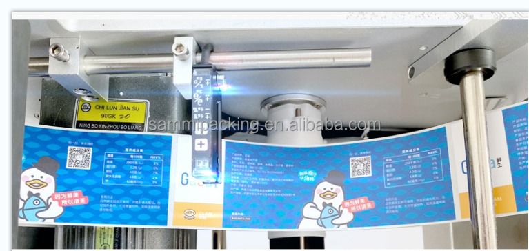 Machine d'étiquetage de flacons en verre de 10 ml semi-automatique, conditionnement horizontal de bouteilles en carton/boîte, moteur électrique, état neuf