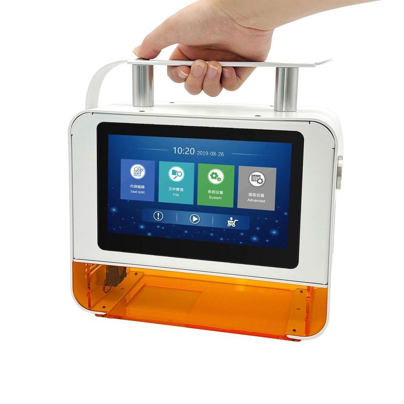 Garantie de qualité supérieure à 100% Imprimante laser UV portable de bureau pour le marquage de date et de logo, machine de marquage laser à fibre