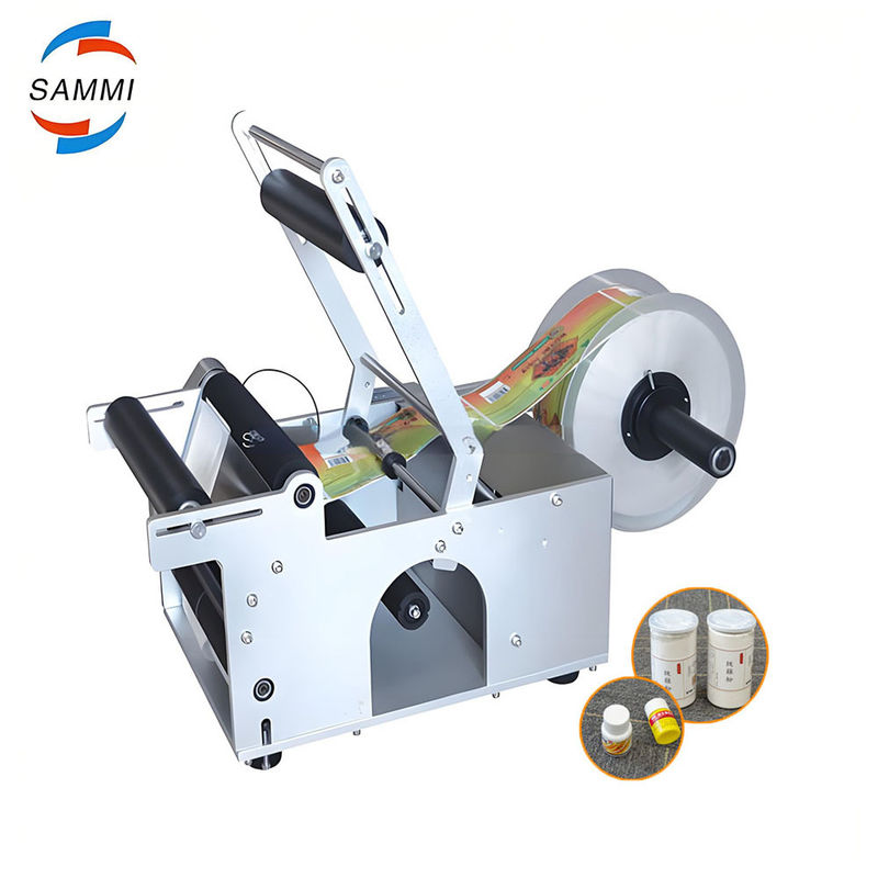 Machine d'étiquetage de petites bouteilles de bureau Machine d'étiquetage automatique de bouteilles rondes au lieu de la machine d'étiquetage manuelle