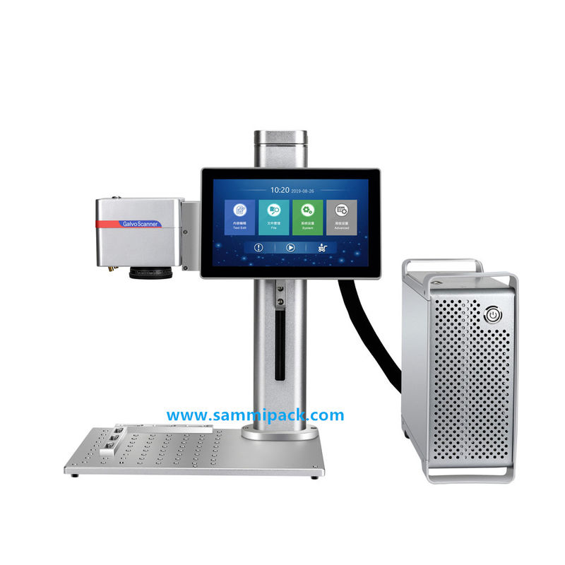 Graveur laser à fibre à faible entretien pour pièces métalliques Taille de la tache, support de code QR/code-barres