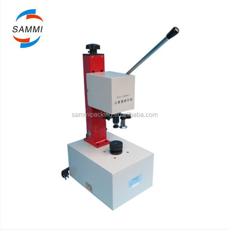 Machine de fermeture manuelle pour les flacons de liquide oral, les flacons, les flacons de pénicilline, les flacons d'antibiotiques