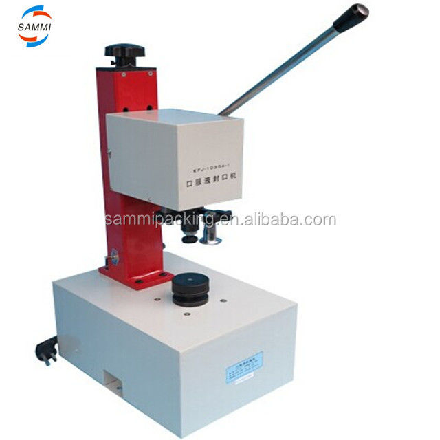 Machine de fermeture manuelle pour les flacons de liquide oral, les flacons, les flacons de pénicilline, les flacons d'antibiotiques