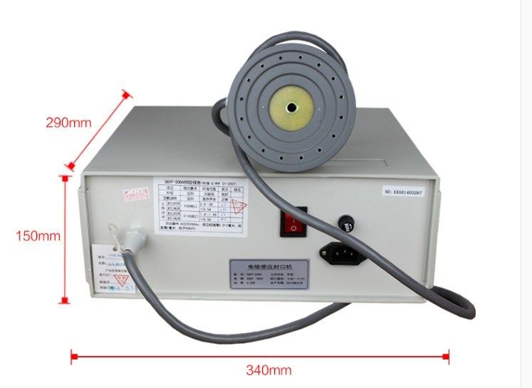Scelleuse à induction électromagnétique portable pour bouchons de bouteilles 20-100mm, scellage portable de joints en feuille d'aluminium