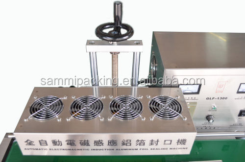 Scelleuse à induction électromagnétique continue de bureau pour operculage de feuilles d'aluminium, machines d'emballage, 50 mm à 120 mm