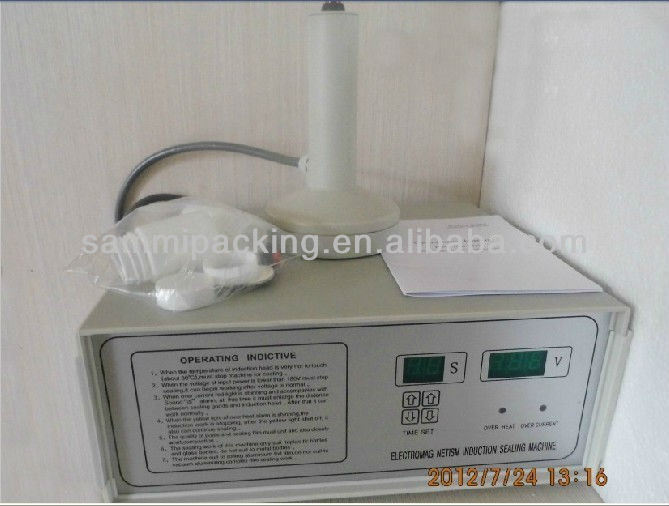 Machine de scellage électrique portable à induction pour joints en feuille d'aluminium, 20-100mm, pour la fermeture des bouchons de bouteilles, applications boissons