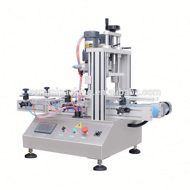 Ventes directes d'usine Nouveau design Pneumatique Tabletop Trigger automatique Machine de capteur de pulvérisation Machine de capot de bouteille en plastique