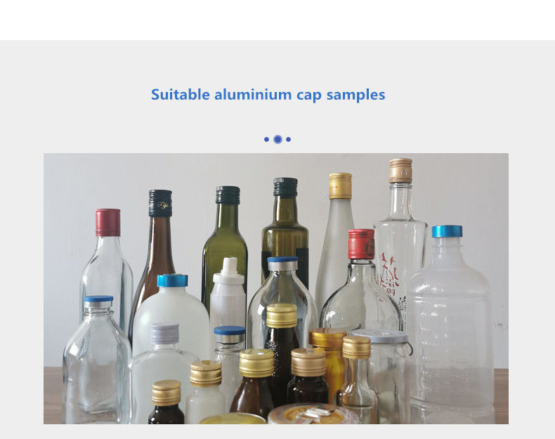 Machine de capotement semi-automatique ROPP à faible coût pour les bouchons en aluminium, le scellage des bouteilles en verre, la machine de capotement des bouteilles de vin et de liqueurs DK-50