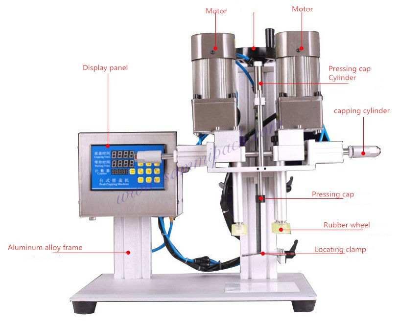 Équipement de fermeture des bouteilles en plastique industriel durable Fermeture à vis Fermeture à vis Fermeture à herbes Fermeture à boîtes Fermeture à machines