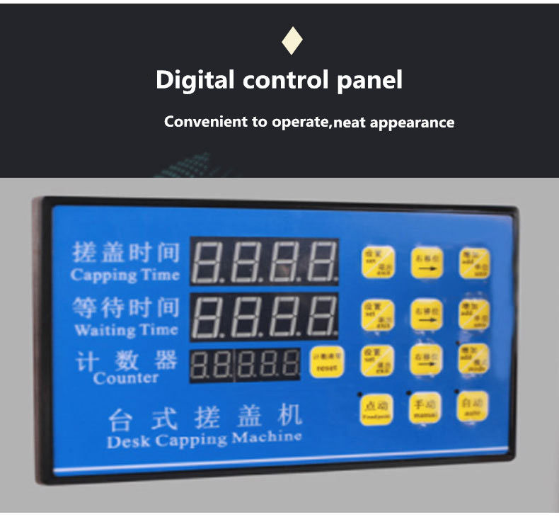 Équipement de fermeture des bouteilles en plastique industriel durable Fermeture à vis Fermeture à vis Fermeture à herbes Fermeture à boîtes Fermeture à machines