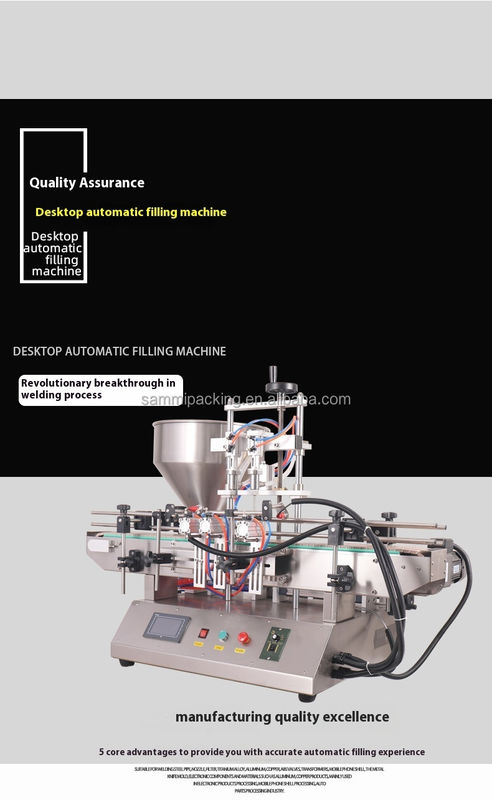 Machine de remplissage automatique à grande vitesse pour crème cosmétique, machine de remplissage de sauce tomate, remplisseuse de beurre de cacahuète avec convoyeur