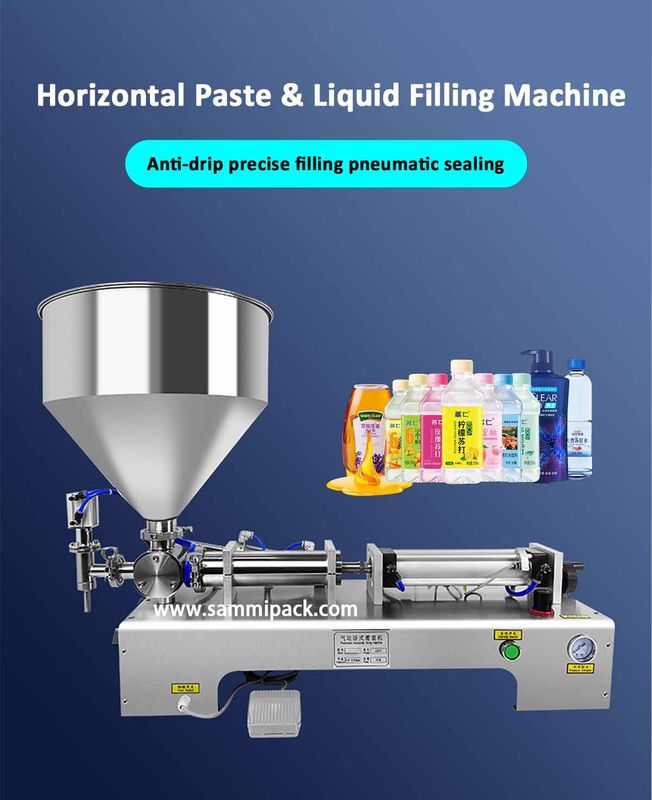 Vente à chaud Pneumatique de chauffage mélange de lotion crème cosmétique machine de remplissage pour la crème de sauce au miel