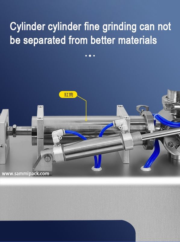 Vente à chaud Pneumatique de chauffage mélange de lotion crème cosmétique machine de remplissage pour la crème de sauce au miel