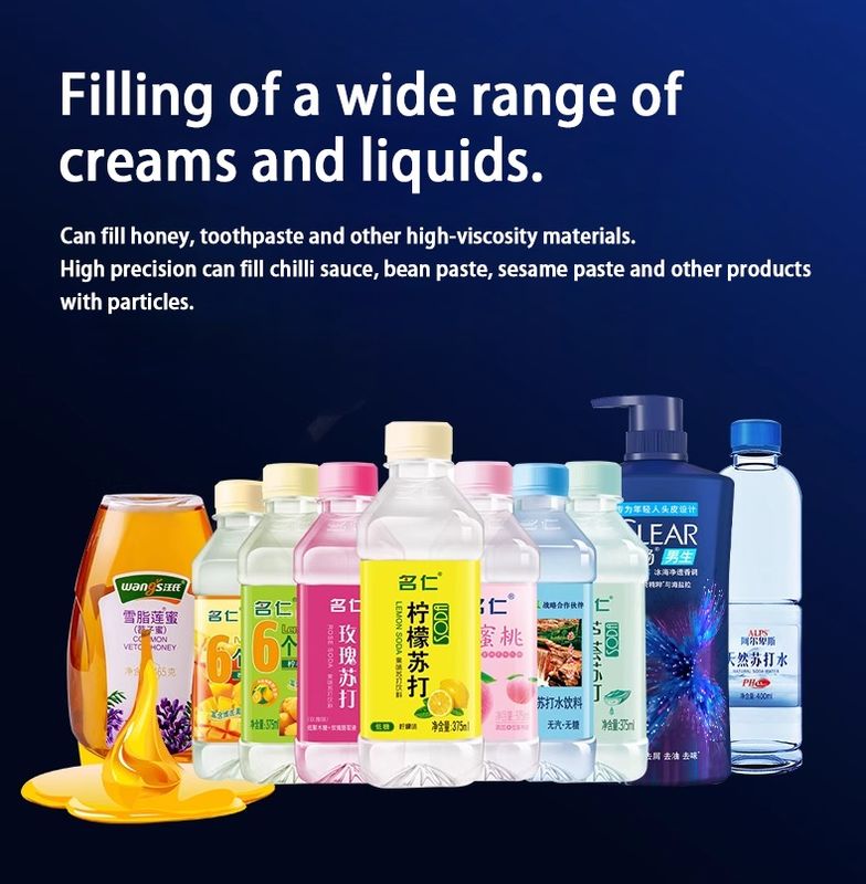 Vente à chaud Pneumatique de chauffage mélange de lotion crème cosmétique machine de remplissage pour la crème de sauce au miel