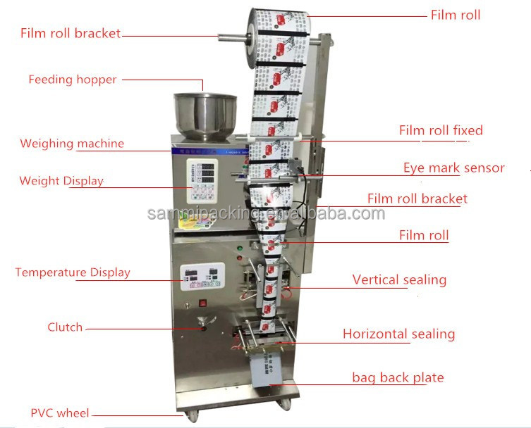 Meilleur prix Machine d'emballage multifonctionnelle automatique pour snacks, pop-corn, chips de maïs, noix et farine