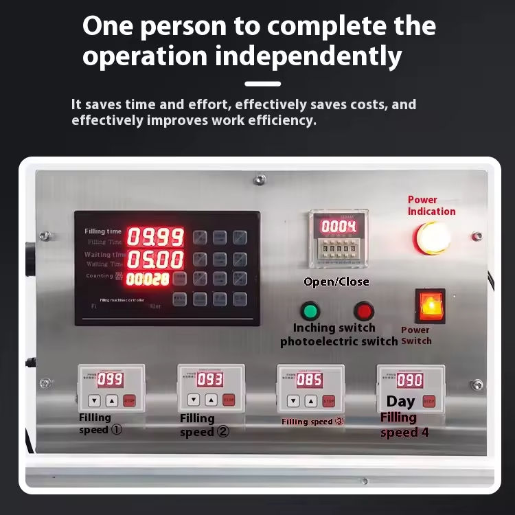 Machine de remplissage de liquide de lait à quatre têtes en promotion, machine de remplissage quantitative commerciale, équipement de remplissage vertical automatique