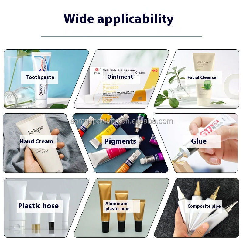 Machine professionnelle d'étanchéité par ultrasons de tubes en plastique, remplisseuse et étancheuse de tubes mous multifonctionnelle avec fonction de codage