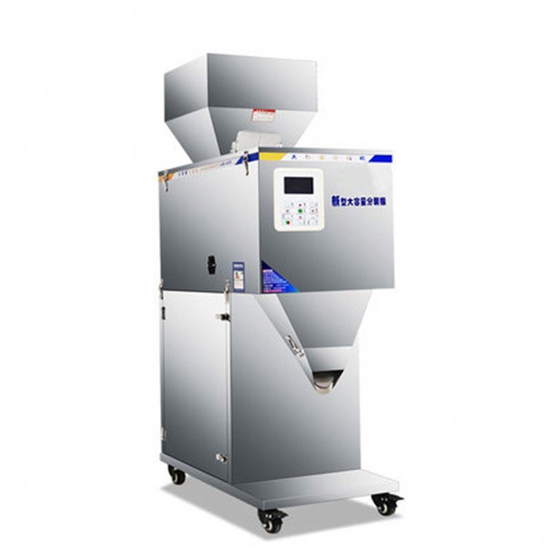 Nouvelle machine de remplissage et de pesage de grains de riz et de café de grande capacité 100-2500g avec grande trémie