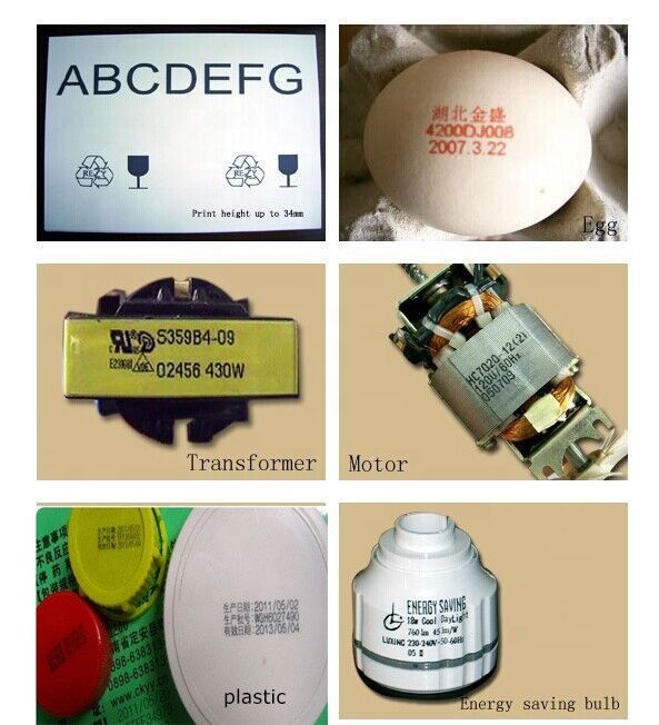 Machine de codage à jet d'encre continu de haute qualité / Imprimante de date de péremption avec imprimante à jet d'encre à résolution