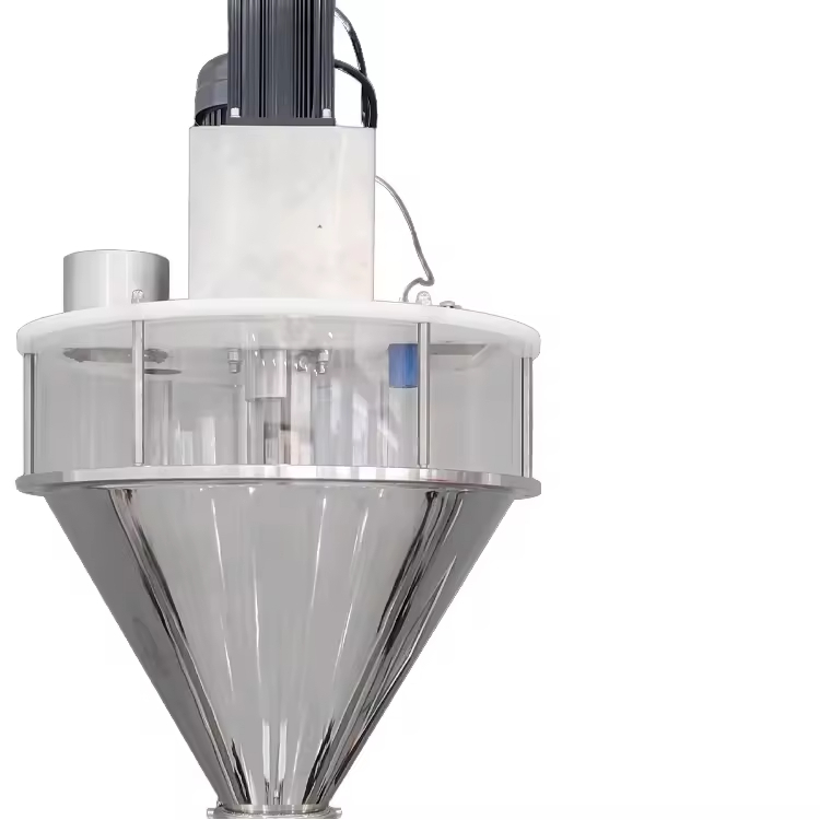 Machine de remplissage à vis sans fin à une seule tête entièrement automatique pour cosmétiques, épices, farine de soja, diatomite ambrée, lait, poudre de matcha