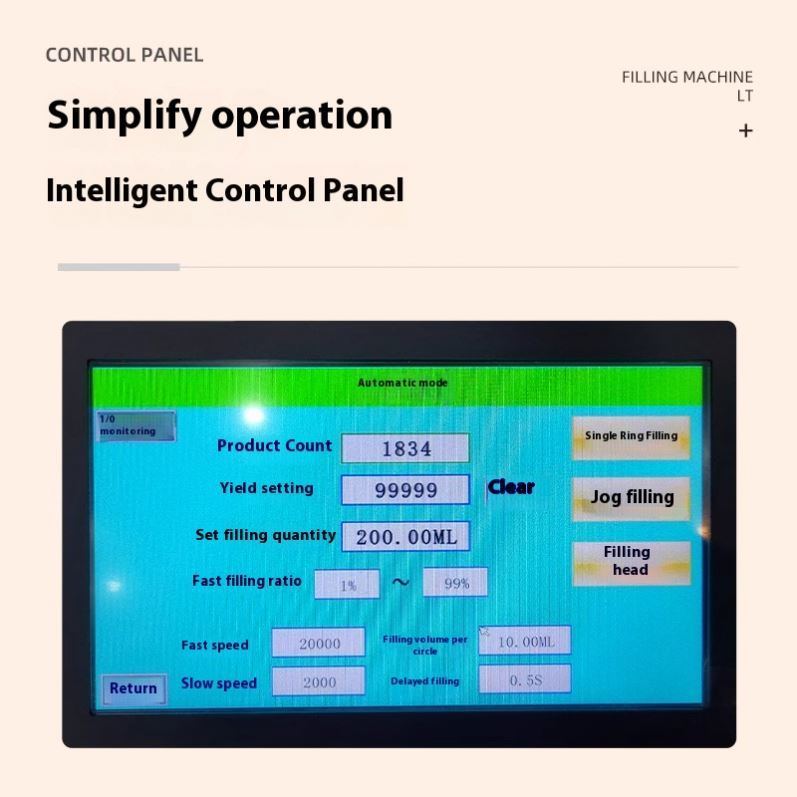 Machine de remplissage de pâte de crème cosmétique