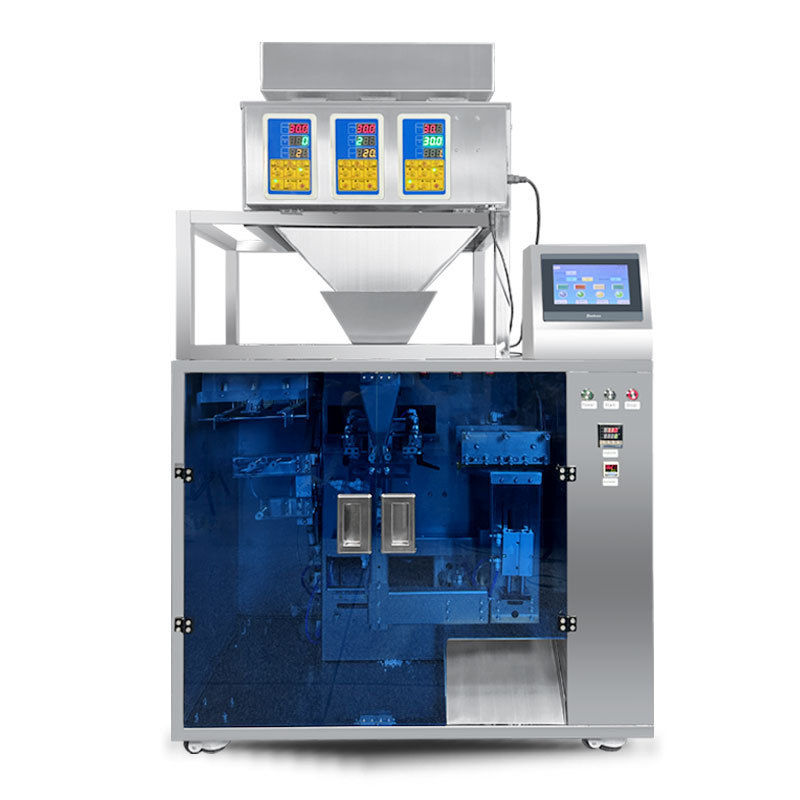 Machine alimentaire électrique entièrement automatique pour granulés, graines, thé, noix, aliments, sachets quantitatifs à fermeture éclair pour sacs préfabriqués en plastique