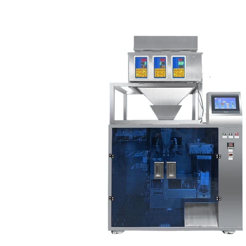 Machine alimentaire électrique entièrement automatique pour granulés, graines, thé, noix, aliments, sachets quantitatifs à fermeture éclair pour sacs préfabriqués en plastique