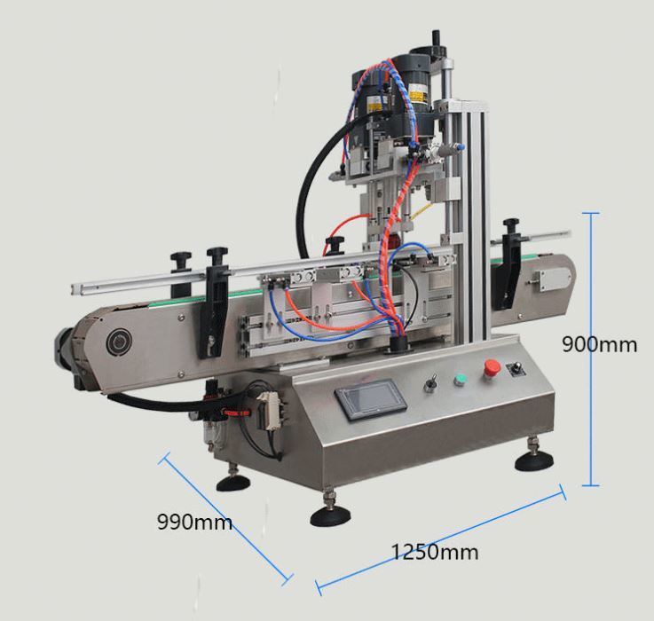 Couvercle de pompe de haute qualité automatique de bouteille en plastique à vis à couronne d'étanchéité de fermeture de capot machine pour les bouteilles en PET
