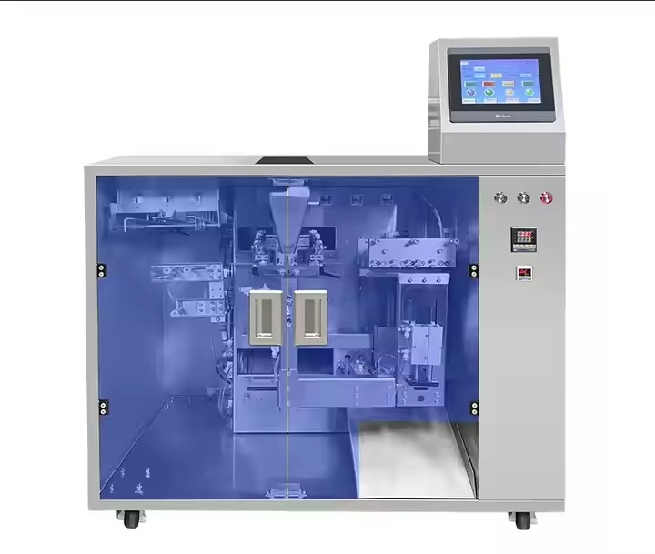 Machine d'emballage automatique universelle améliorée pour sachets stand-up pour café/noix/sucre/céréales, contrôle par écran tactile PLC, anti-poussière
