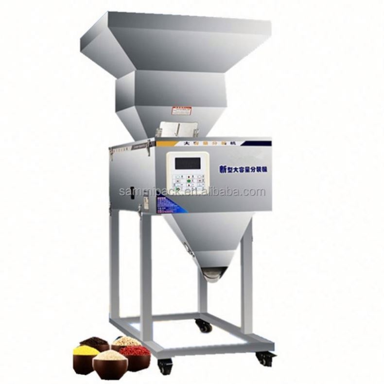 Machine de pesage de haute qualité 100-3000g Semi-automatique pour poudres d'épices, remplissage et pesage avec trémie vibrante