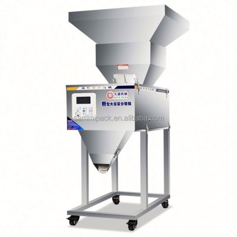 Machine de pesage de haute qualité 100-3000g Semi-automatique pour poudres d'épices, remplissage et pesage avec trémie vibrante