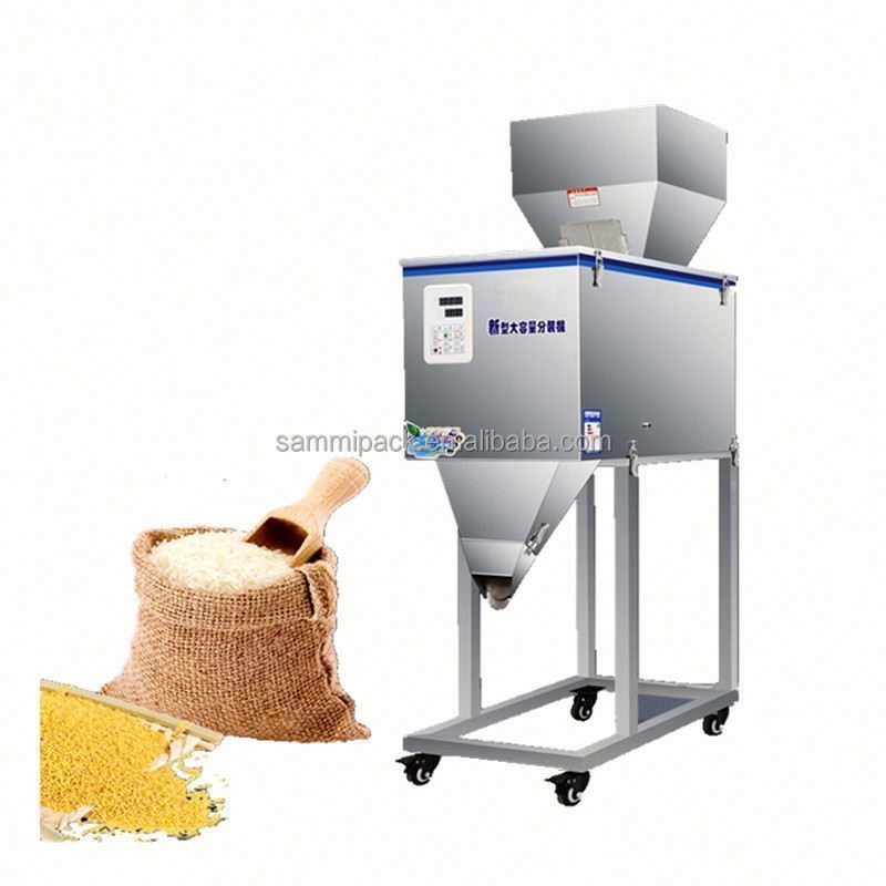 Machine de pesage de haute qualité 100-3000g Semi-automatique pour poudres d'épices, remplissage et pesage avec trémie vibrante