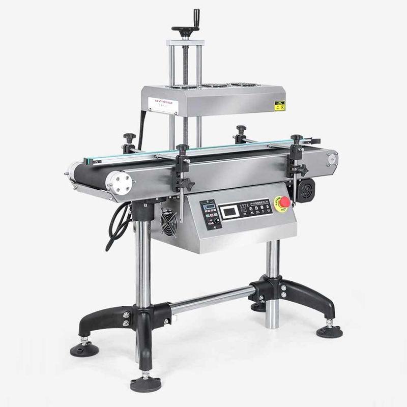 Sélecteur de bouteilles en feuille d'aluminium Machine de scellage thermique par induction électromagnétique pour les canettes de boissons Barils Papeterie Vitrage d'emballage