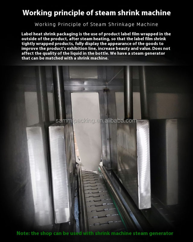 Tunnel de rétrécissement thermique à vapeur chaude bon marché,Tunnel de rétrécissement thermique à étiquette en PVC,Machine de rétrécissement thermique à vapeur