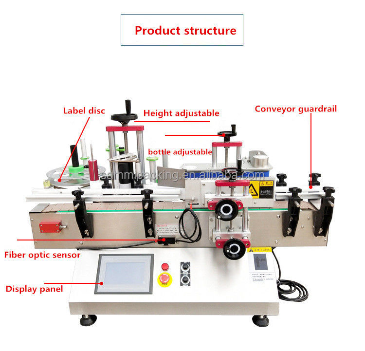 2025 Nouvelle machine d'étiquetage électrique automatique de haute précision,applicateur d'autoadhésif autoadhésif de type table pour bouteille ronde et boîte