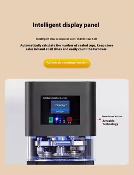 2025 Meilleur vendeur machine de scellement de boîtes à grande vitesse 3S, scelleuse de boîtes intelligente pour boîtes de soude/jus/café/tonneau, prix de gros