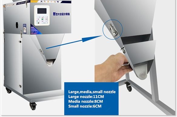 Nouvelle machine de remplissage électronique automatique 999g/1500g/3000g/5000g pour poudre en particules