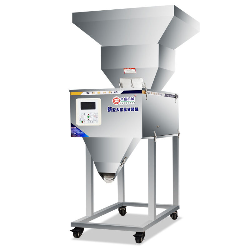 Nouvelle machine à peser les aliments (graines, épices, noix, graines) de grande capacité 100-2500g avec grande trémie