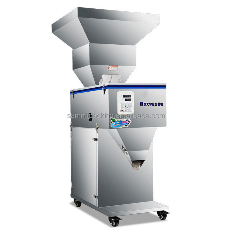 Nouvelle machine à peser les aliments (graines, épices, noix, graines) de grande capacité 100-2500g avec grande trémie
