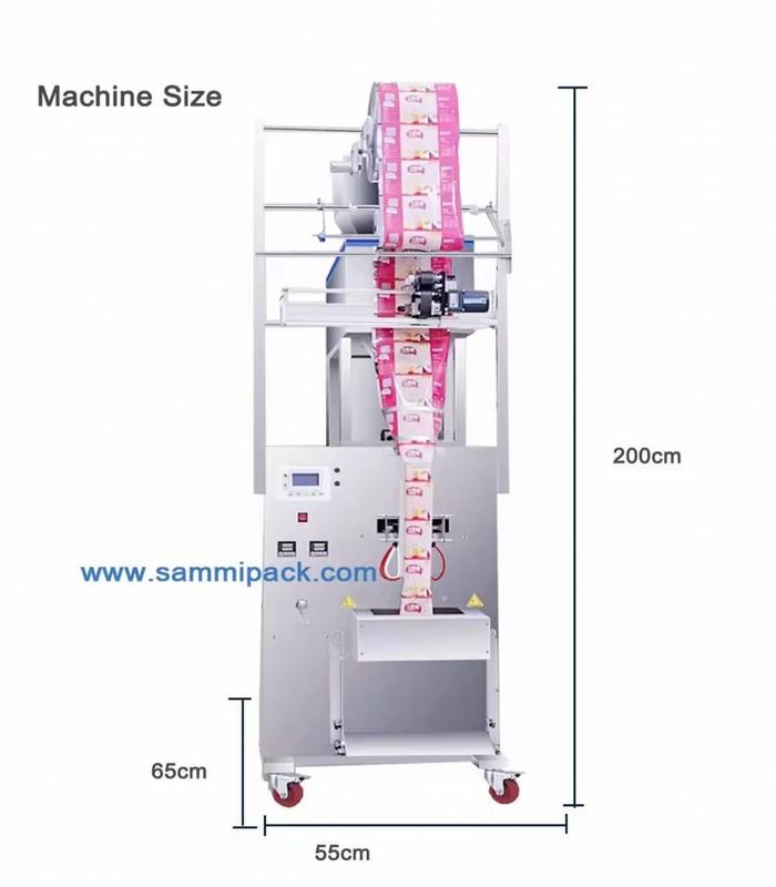 Machine d'emballage verticale automatique de haute qualité pour sacs de 1 kg pour poudre, épices, farine de riz, blé, sucre, haricots, noix, céréales