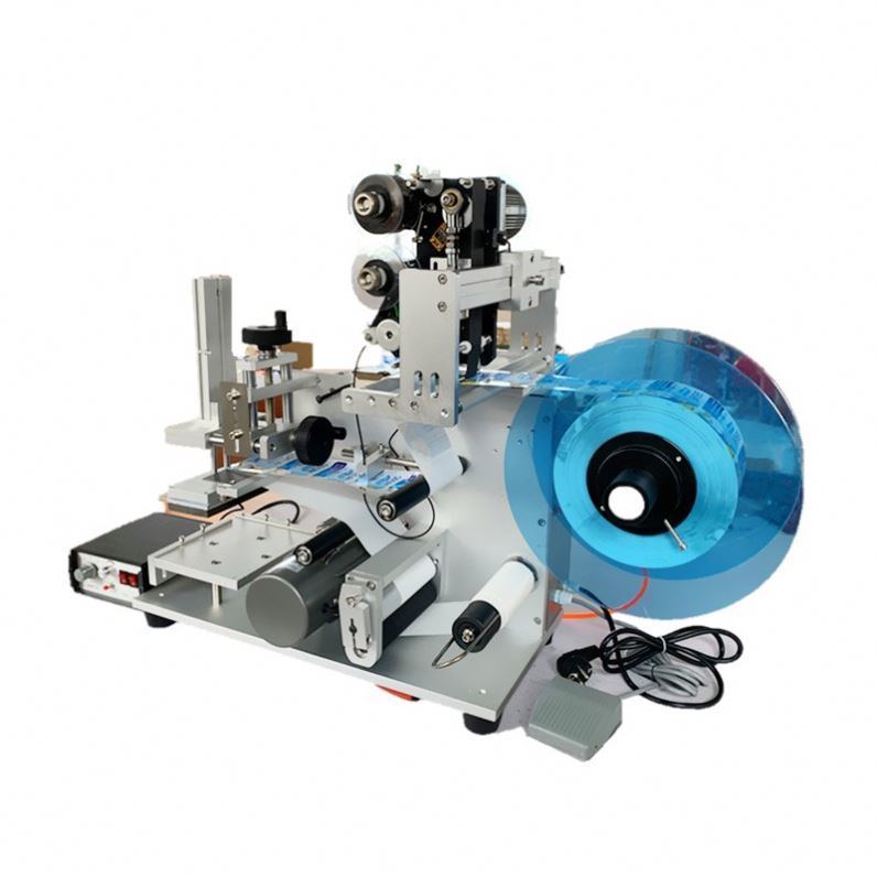 High Efficiency Flat Surface Labeling Machine with Date Coder 40-60pcs/min Speed and ±1mm Accuracy