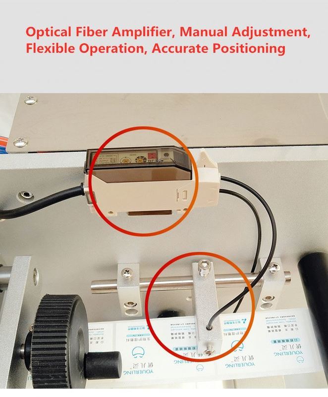 High Efficiency Flat Surface Labeling Machine with Date Coder 40-60pcs/min Speed and ±1mm Accuracy