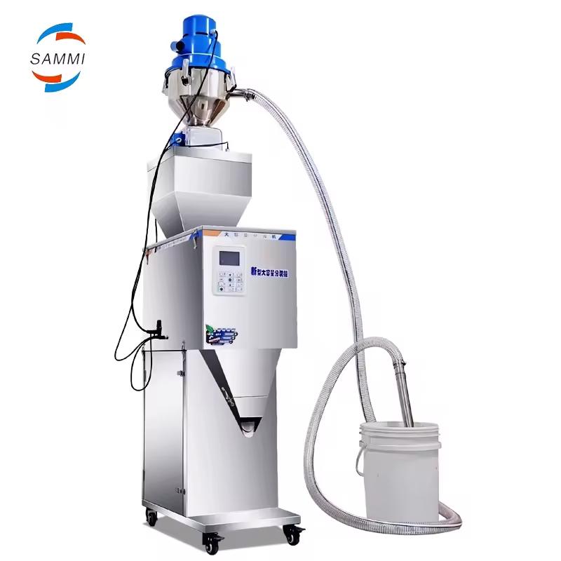 Nouveaux arrivants Automatique multifonctionnelle d'alimentation 50-3000g machine de remplissage de poudre de riz pesage et emballage de produits alimentaires