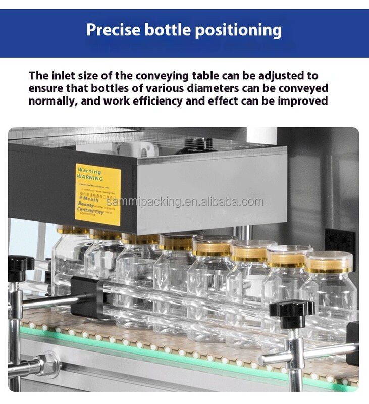 Machine d'étanchéité par induction de bouchon de bouteille en verre semi-automatique à haut rendement