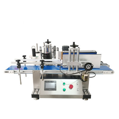 Machine automatique d' étiquetage pour bouteille ronde