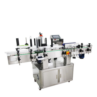 Machine automatique d'étiquetage des bouteilles en verre à base de boissons ronde irrégulière polygonale hexagonale