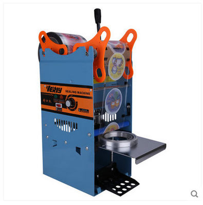 WY-802D machine à sceller les tasses semi-automatique pour le thé à bulles de jus