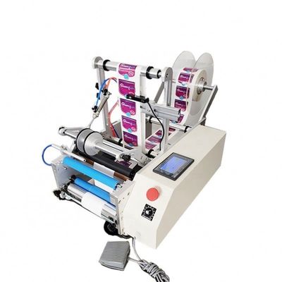 Machine à étiqueter des autocollants semi-automatiques pour bouteilles rondes