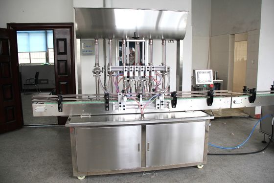 Machines de remplissage automatique de bouteilles linéaires et d'étiquetage